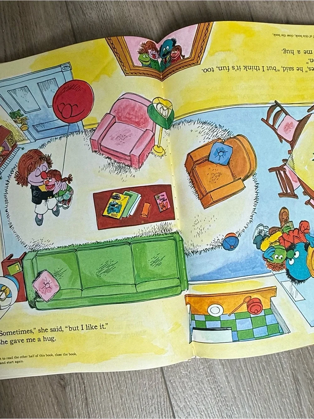 Vintage Sesame Street "I'm My Mommy" “I’m My Daddy” Children's Book - Picture 6 of 6